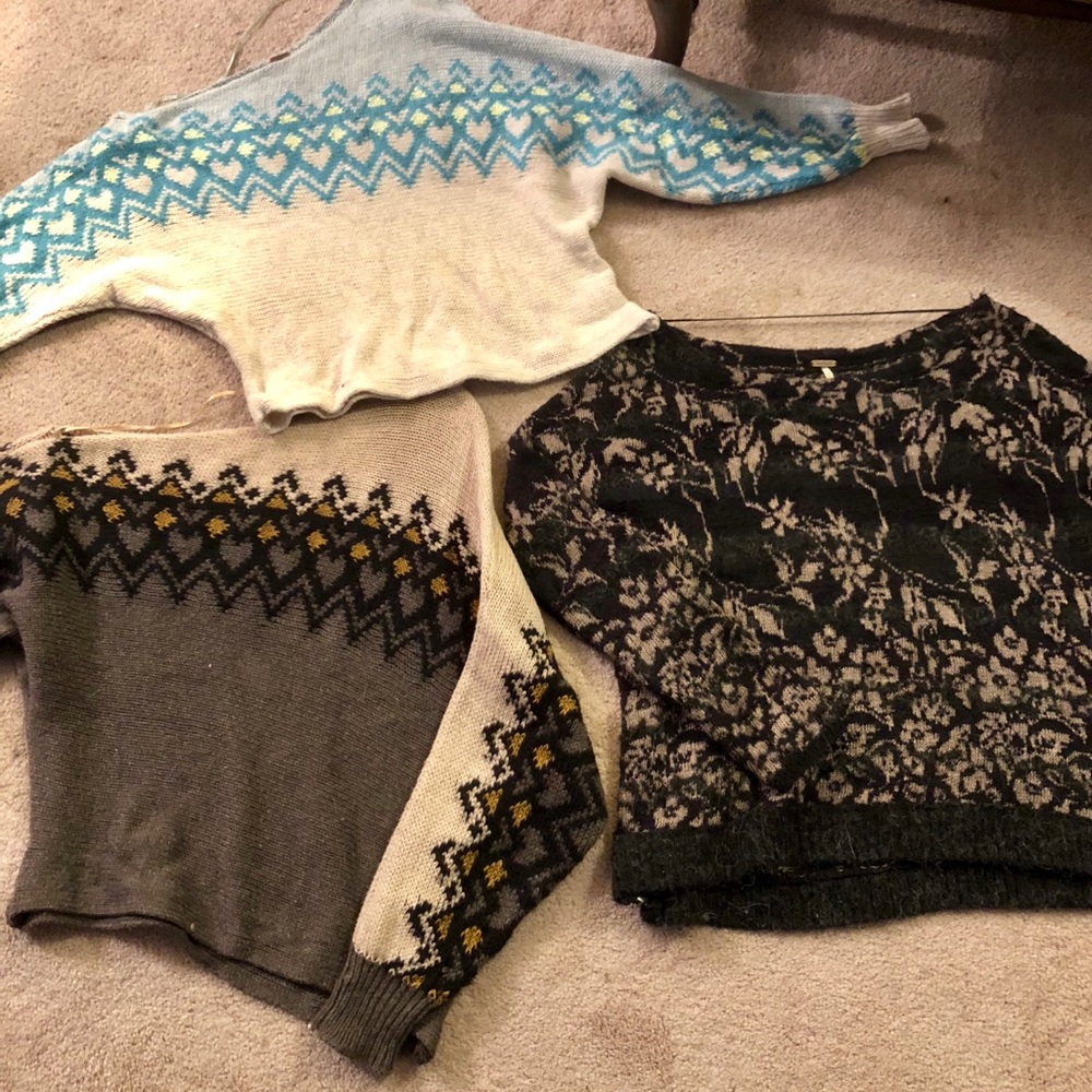 Free people sweaters